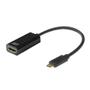 ACT USB-C Male HDMI-adapter HDMI Female AC7305 Zwart 15 cm (AC7305)