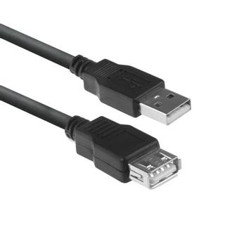 ACT USB 2.0 verlengkabel AC3043 Zwart 3 m (AC3043)