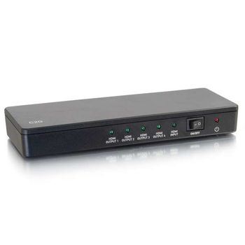 C2G G 4-Port HDMI Splitter 4K30 - Video/ audio splitter - 4 x HDMI - desktop (82058)