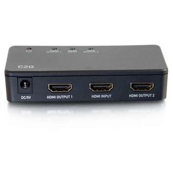 C2G G 2-Port HDMI Splitter 4K30 - Video/ audio splitter - 2 x HDMI - desktop (82057)