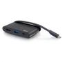 C2G USB-C to HDMI Adapter with USB-A and PD (82116)