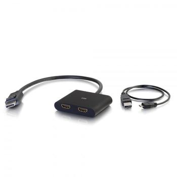 C2G MiniDP 1.2 to Dual DP - USB Powered MST (84293)