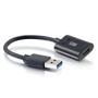 C2G Cbl/6in .15m USB C Female to USB A Male (54428)