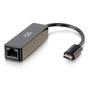 C2G G USB-C to Ethernet Network Adapter - Network adapter - USB-C - Gigabit Ethernet x 1 - black (89152)