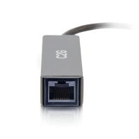 C2G G USB-C to Ethernet Network Adapter - Network adapter - USB-C - Gigabit Ethernet x 1 - black (89152)