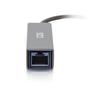 C2G G USB-C to Ethernet Network Adapter - Network adapter - USB-C - Gigabit Ethernet x 1 - black (89152)