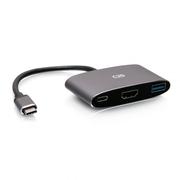 C2G G USB C Docking Station with 4K HDMI, USB, and USB C - Power Delivery up to 100W - Docking station - USB-C / Thunderbolt 3 - HDMI
