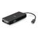 C2G USB C Multiport Adapter with HDMI, DisplayPort,  DVI & VGA - Dockningsstation - USB-C - VGA, DVI, HDMI, DP