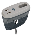BRENNENSTUHL brennenstuhl®estilo sofa socket with charging function 1xEuro-socket