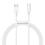 BASEUS Superior Series Fast Charging Data Cable USB to Type-C 66W 1m White