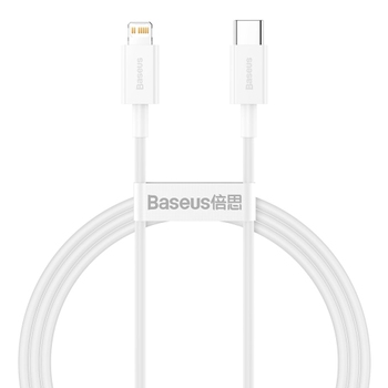 BASEUS Superior Series Cable USB-C to Lightning 20W PD 1m (white) (CATLYS-A02)