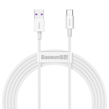 BASEUS Superior Series Cable USB to USB-C 66W 2m (white) (CATYS-A02)