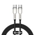 BASEUS Cafule Metal USB-C to USB-C Cable, 100W, 1m - Black