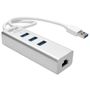 TRIPP LITE TRIPPLITE USB 3.0 SuperSpeed to Gigabit Ethernet NIC Network Adapter with 3 Port USB 3.0 Hub