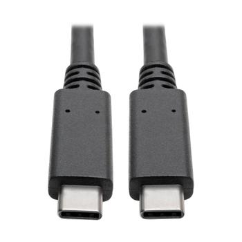 TRIPP LITE TRIPPLITE USB-C Cable M/M - USB 3.1 Gen 2 10Gbps 5A Rating Thunderbolt 3 Compatible 3ft. 0.91m (U420-003-G2-5A)