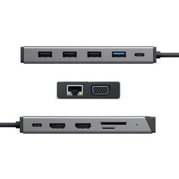 ALOGIC DV3 Universell USB-C-hubb för 3 skärmar (DUCDDV3)