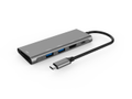 Elivi UltraSlim USB C Docking 6 in 1 MultiPort Adapter HUB, SpaceGrey