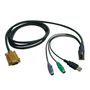 TRIPP LITE 3.05 M USB/PS/2 KVM SWITCH CBL   CABL