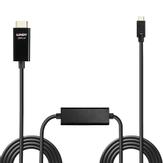 Lindy 43315 video cable adapter 5 m USB Type-C H.. Factory Sealed (43315)