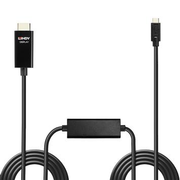 Lindy 43315 video cable adapter 5 m USB Type-C H.. Factory Sealed (43315)