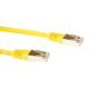 ACT Yellow 1.5 meter F/UTP CAT5E patch cable with RJ45 connectors