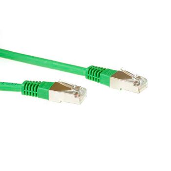 ACT SSTP patchcords CAT6 LSZH GRØNN, 10 meter (FB 9710)