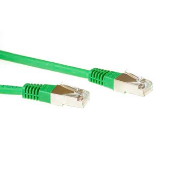 ACT SSTP patchcords CAT6 LSZH GRØNN, 1 meter (FB 9701)