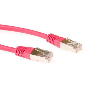 ACT Red 1.5 meter F/UTP CAT5E patch cable with RJ45 connectors (IB7551)