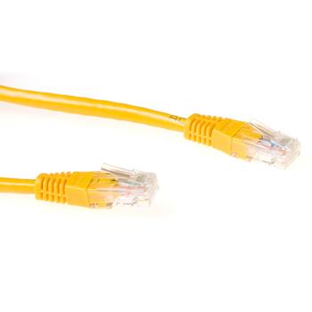 ACT Yellow 0.5 meter U/UTP CAT6 patch cable with RJ45 connectors (IB8800)