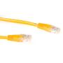 ACT UTP Patch Cat.6 -  0,5 m Gul Nettverkskabel 250MHz 24AWG