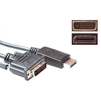 ACT Verloopkabel DisplayPort mannelijk naar DVI mannelijk 1,8 M (AK3995)
