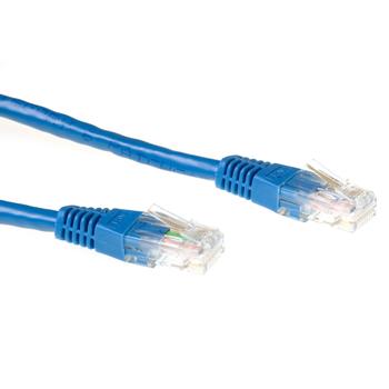 ACT Blue 1.5 meter U/UTP CAT6 patch cable with RJ45 connectors (IB8651)