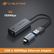 CABLETIME USB-A til Ethernet adapter, USB-A: Han - RJ45: Hun, 10/ 100/ 1000 Mbit, Space Grey