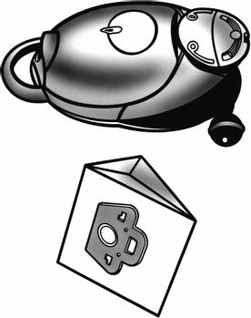 Nordic Quality MO 2159 Pölynimuripussit,  5 kpl. (MO 2159)