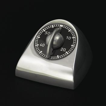 BENGT EK Classic Timer in Aluminium,  Steel bottom - qty 1 (630 B)