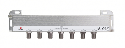 TRIAX Splitter ABS 6, 6-way 1.3GHz (343154)