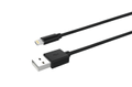 Essentials USB-A - Lightning MFI kaapeli, 1m, musta