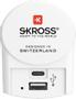 SKROSS Euro USB Charger - 1xUSB Type C / 1xUSB Type A