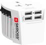 SKROSS MUV World Travel adapter, USB 4xA