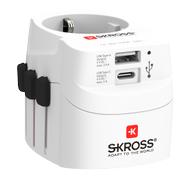 SKROSS PRO Light World Travel adapter, USB A&C (1.302462)