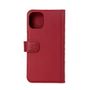 Essentials iPhone 12 mini, Leather wallet, detachable, Red