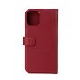 Essentials iPhone 12/12 Pro, Leather wallet, detachable, Red