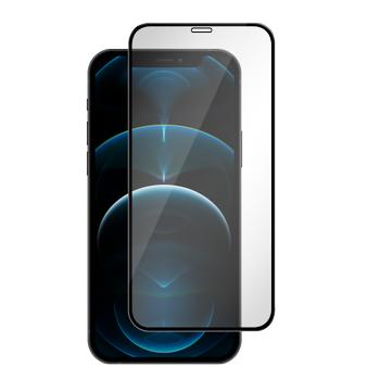 Essentials iPhone 12 Pro Max, Tempered Glass, full fit, Black (387637)