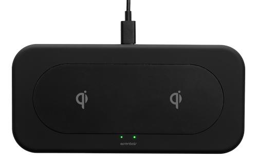 Essentials Qi Dual Wireless charger, 2x 10W, USB-C Cable 1m (1110141)