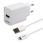 Essentials Wall Charger 12W, USB-A Light. MFI, Cable 1m