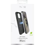 PURO iPhone 13 Pro Max SKYMAG Cover Leather Look, Black