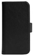 Essentials Samsung A22 5G PU wallet, detachable,3 cards,Black