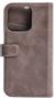 Essentials iPhone 13 Mini leather wallet, detachable, Grey