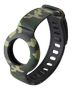 DELTACO Apple AirTag silicone wristband, camouflage