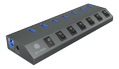 ICY BOX Hub  7-Port IcyBox USB 3.0 IB-HUB1701-C3 7 Ladeports